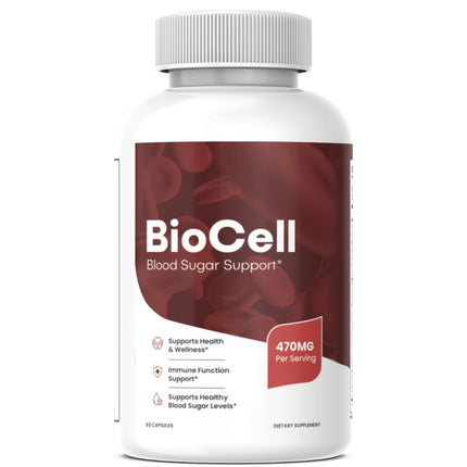 Bio Cell Capsules - Official Bio Cell Pills Advanced Formula, BioCell Blood Health Support Supplement*, 60 Capsules