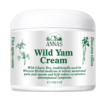 ANNAS Organic Wild Yam Cream – Perimenopause & Menopause Support