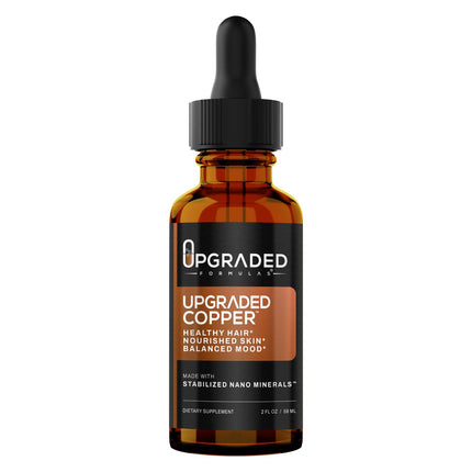 Upgraded Formulas Copper with Liquid Nano Minerals - Healthy Hair, Nourished Skin and Balanced Mood - Vegan, Paleo (2 Fluid Ounces)