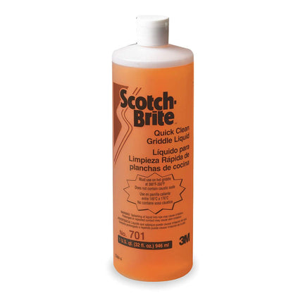 3M H-701 Scotch-Brite Griddle Cleaning, 32OZ, Quick Clean Liquid, 4 Quarts