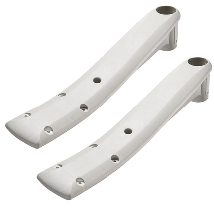 Deck Support 160-0001PG for Above Ground Swimming BiltMor ladders or Pool Steps (Pearl Gray) - 2Pack