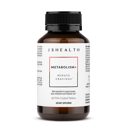 JSHealth Metabolism Supplement. Chromium for Healthy Blood Sugar and Cravings Support. with Zinc, Magnesium, Cinnamon, Gymnema. By Nutritionist Jessica Sepel (60 Tablets)