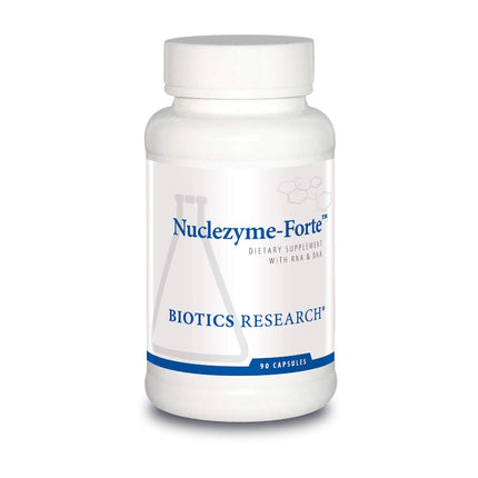 BIOTICS RESEARCH Nuclezyme-Forte – RNA/DNA B-Complex, Supplemental Source of RNA and DNA, Fortified Multivitamin/Mineral Formula 90 Capsules