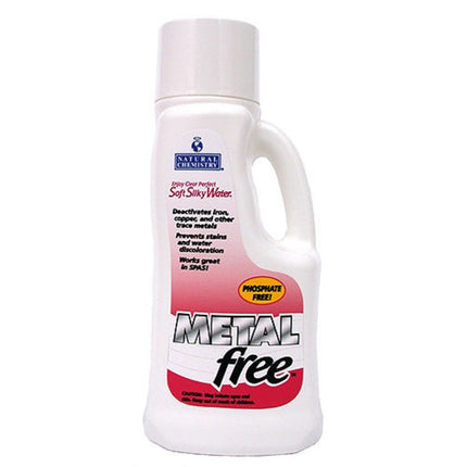 Natural Chemistry Metal Free, 1 Liter, Phosphate Free, Protects Against Calcium and Mineral Scale Buildup, Prevents Stain and Water Discoloration