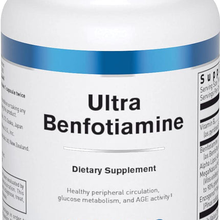 Douglas Laboratories Ultra Benfotiamine | Supports Circulation, Nervous System, and Metabolism | 60 Capsules