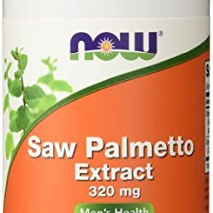 NOW Foods Saw Palmetto Extract 320 mg - 90 Softgels (Pack of 2) - 180 Total Softgels