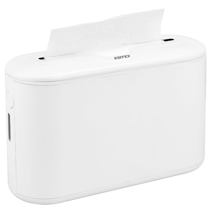 KSITEX Countertop Paper Towel Holder Dispenser,White-M
