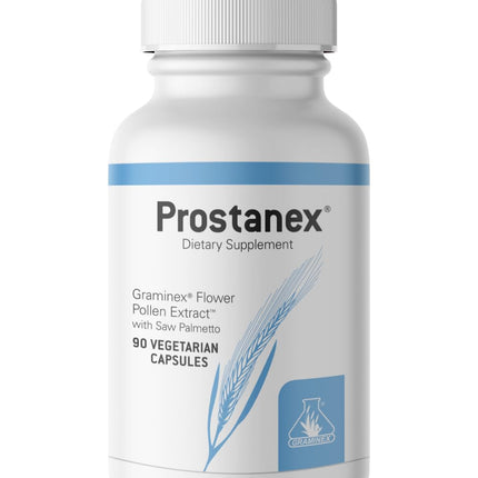 Graminex Prostanex - Prostate Health Supplement Flower Pollen Extract, Saw Palmetto - Support for Bladder Control & Urinary Tract Health, Rye Pollen Extract Made in USA, 90 Vegetarian Capsules
