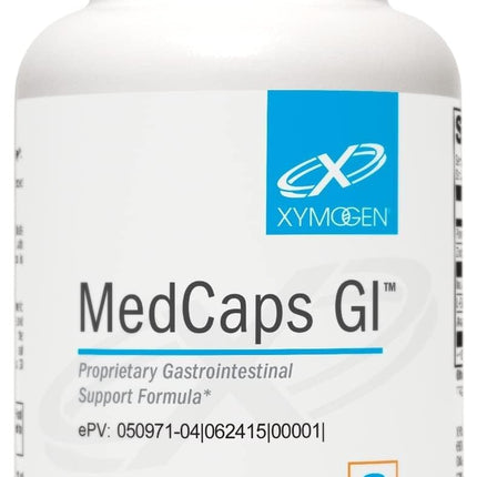 XYMOGEN MedCaps GI - L-Glutamine, Zinc & Prebiotic Inulin - GI Mucosa & Gut Lining Support - with Aloe Leaf Extract - Vegetarian & Non-GMO - 120 Capsules