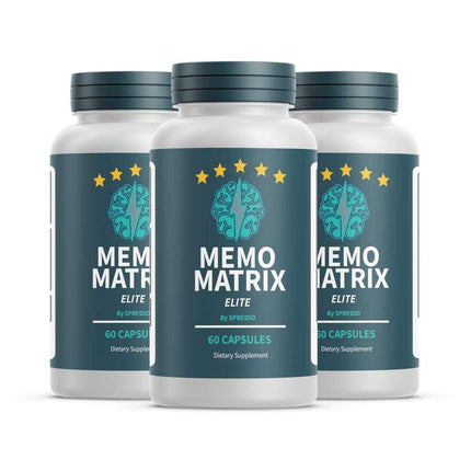 (3 Pack) Memo Matrix Capsules, Official MemoMatrix Supplement Pills with Premium Ingredients, Advanced Formula Support for Active Lifestyle & Overall Wellness Reviews (180 Capsules)