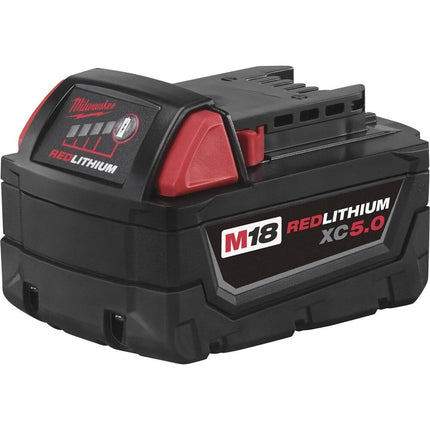 Milwaukee 48-11-1850 M18 Redlithium 5.0Ah Bat Pack