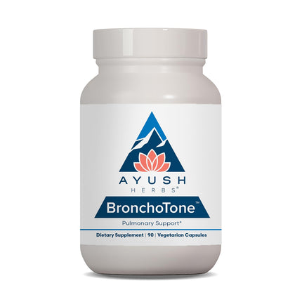 Ayush Herbs Bronchotone, Bronchial Support, Adults, 90 Servings