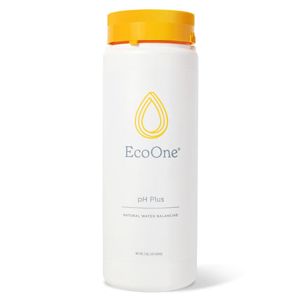 pH Plus by EcoOne | Natural Water pH Increaser for Hot Tub Application | Chlorine-Free, Phosphate-Free Hot Tub pH Increaser | Increases Alkalinity & Neutralizes pH to Prevent Scale & Buildup, 2 Lbs