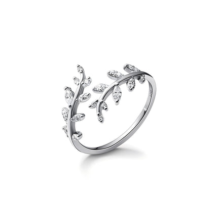 HNMZZPL Adjustable S925 Sterling Silver Ring for Women