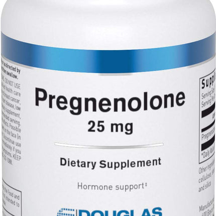 Douglas Laboratories Pregnenolone (25 mg) - For Pancreas, Cortisol & Liver Support* - Pregnenolone Supplement - Non-GMO - 60 Tablets