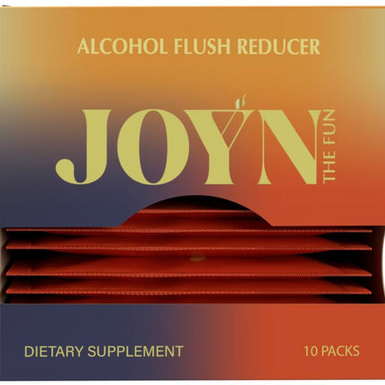JOYN Supplement for Alcohol Flush Prevention, Detox, Liver Support, Asian Glow Relief | Feel Better Before & After Drinking | Vitamin with DHM, Milk Thistle, Glutathione, Vitamin B12 | 10 Servings