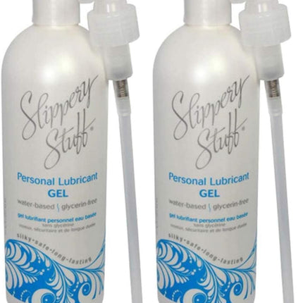 Slippery Stuff 78662 Gel, 16 oz. Bottle with Pump (Pack of 2)