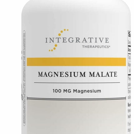 Integrative Therapeutics Magnesium Malate - Magnesium Supplement for Cellular Metabolism Support* - Supports Bone Health & Muscle Function* - Gluten-Free & Dairy-Free - 90 Capsules (90 Servings)