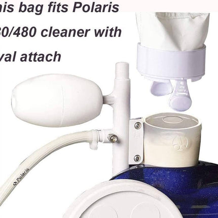 Spa Part Nylon Mesh Pool Cleaner All Purpose Bag - Fits Polaris 280, 480 Cleaner - Zippered K13 K16 (2)
