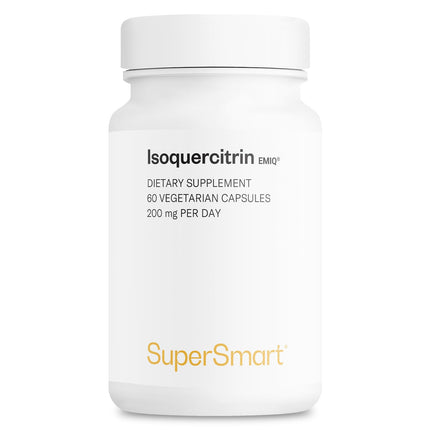 Supersmart - Alpha Glycosyl IsoQuercitrin 200mg per Day - Bioactive Quercetin EMIQ - Flavonoid Supplement | Non-GMO & Gluten Free - 60 Vegetarian Capsules