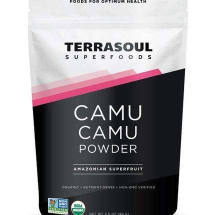 Terrasoul Superfoods Organic Camu Camu Powder, 7 Oz (2 Pack) - Raw | Vitamin C | Immune Support