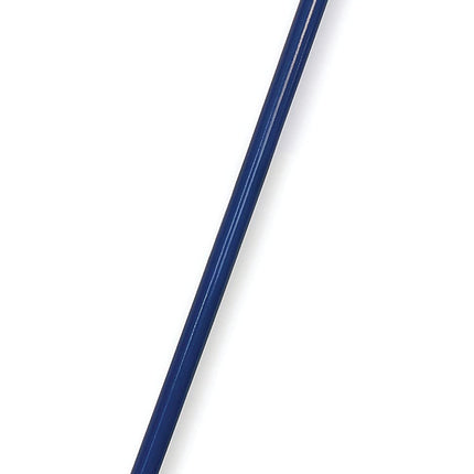 SPARTA 48" Fiberglass Replacement Handle with 3/4" Acme Thread Tip, Polyester Veil Reinforced, Hanging Cap, Commercial Cleaning, Blue