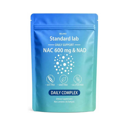 BELANO The Standard Lab NAC 600 mg & NAD Daily Formula, 60 Count