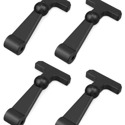ULXIOM 4 Pack Cooler Replacement Rubber Latches Fit for YETI RTIC Coolers, Quick Mounting, Black