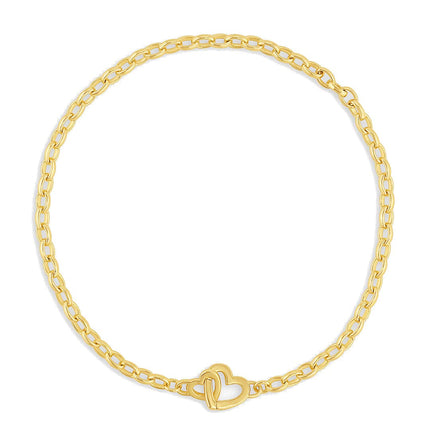 gorjana - Parker Heart Mini Bracelet 7 1/4" - 18k Gold Plated for Women