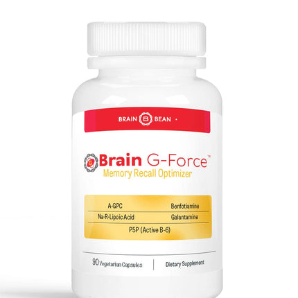 Brain G-Force | for Optimal Brain Function | with Galantamine, R-Lipoic Acid, A-GPC, and Benfotiamine | 45 Servings