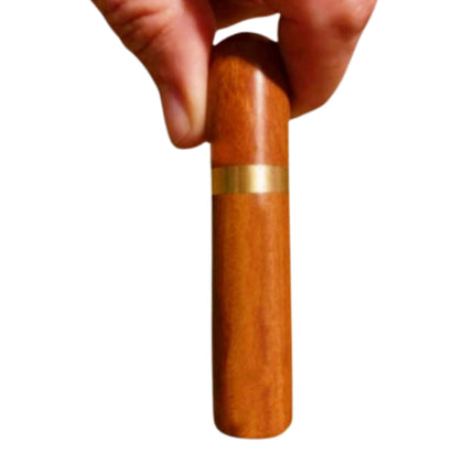 New Natural Rosewood Cremation Urn/Scattering Tube - Fits Pocket or Purse, Perfect for Travel, TSA Compliant