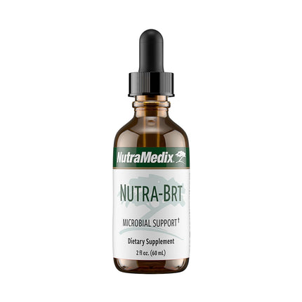 Nutramedix Nutra BRT - Liquid Herbal Supplement for Gut Health & Immune Support - Cumanda Bark & Houttuynia Leaf for Digestive Health - Immune System Booster Supplement (60mL)