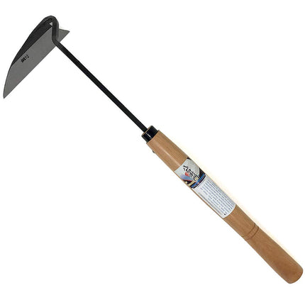 HACHIEMON Japanese Weeding Tool Very Sharp Edge Nejiri-Gama Long Type - Made in Japan
