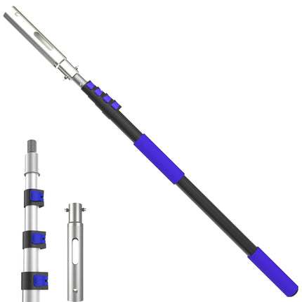 SKGPOLE Swimming Pool Pole, Upgraded 16FT Professional Telescopic Extendable Pool Pole Aluminium Heavy Duty, Adjustable Length 4 to 16 Feet, Universal Pole for Skimmer Nets, Brushes and Vacuum Heads
