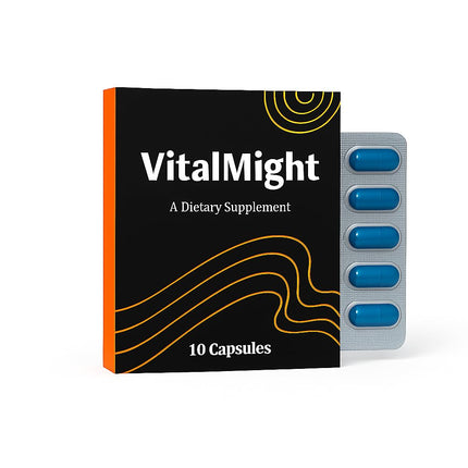 Vital Might Sports Nutrition for Improved Performance, Energy and Endurance, 10 Count