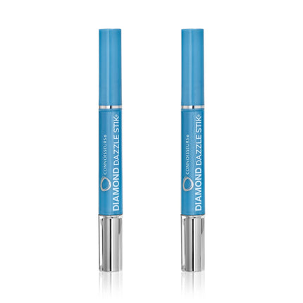 CONNOISSEURS Diamond Dazzle Stik for Rings, Earrings, and Bracelets - 2 Pack - Portable Jewelry Cleaner Solution Pen - Reduces Appearance of Fine Scratches and Removes Dirt