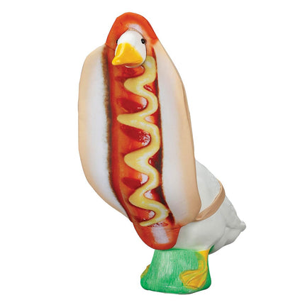 Fox Valley Traders Gaggleville Hot Dog Goose Outfit, Fits Large 23" H Statue