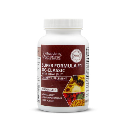 Rawleigh Super Formula No. 1 OC Classic – 180 Softgels (3-Month Supply) | Antioxidant & Cellular Support | Heart, Immune & Energy Wellness | with Royal Jelly, Bee Pollen, Rosehips, ALA & Vitamin B12