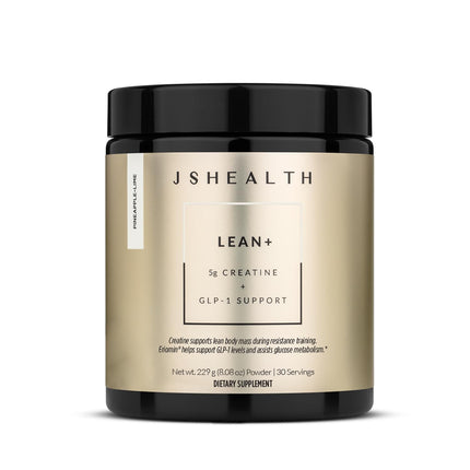JSHealth Creatine Monohydrate Powder for Women - 5g Micronized Creatine with Eriomin Citrus Bioflavonoid for Metabolic Wellness Support - Probiotics - Pineapple-Lime Flavor (30 Servings)