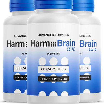 (3 Pack) Harmo Brain Capsules - Official HarmoBrain Supplement Pills with Premium Ingredients, Advanced Formula Support for Overall Health & Wellness Reviews (180 Capsules)