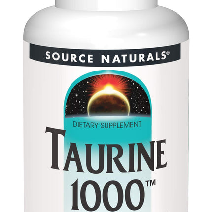 Source Naturals Taurine, Soothing Neurotransmitter*, 1000mg - 240 Capsules