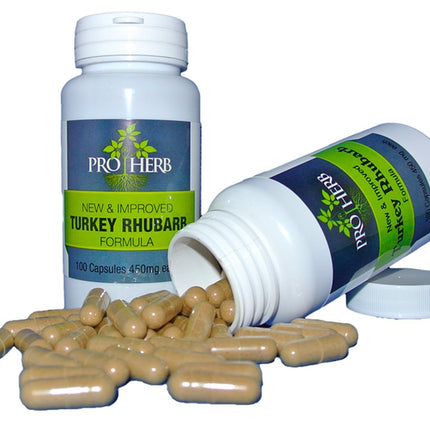 Pro Herb, Turkey Rhubarb 450mg, 100 Capsules