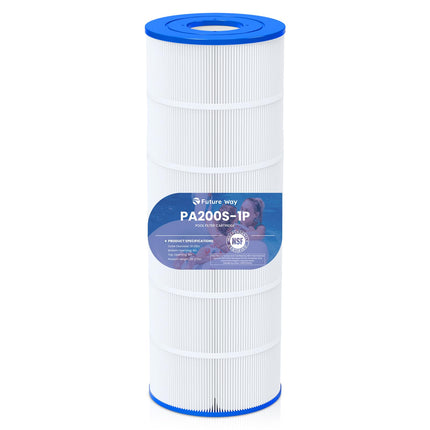Future Way C200S Pool Filter Cartridge Replacement for Hayward C200S, Replace Hayward CX200XRE, Pleatco PA200S, 200 sq. ft