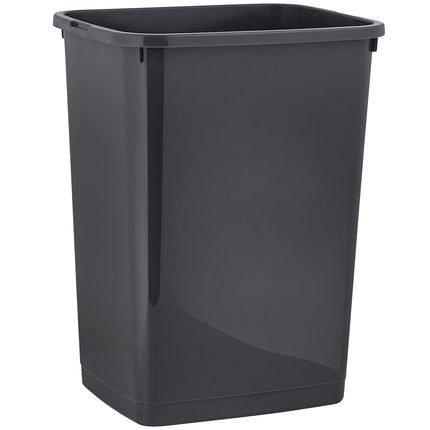 Superio Large Kitchen Trash Can 13 Gallon, 52 Qt Waste Bin for Kitchen, Garage, Indoor and Outdoor Trash Can, Dark Grey
