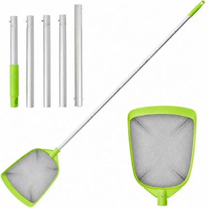 Sepetrel Pool Skimmer Net- Total Length 72 inches Rake with Pole,Accessories for Cleaning Inground/Above Ground Swimming Pool, Pond,Spa and Hot Tub Leaf Debris