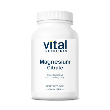 Vital Nutrients Magnesium Citrate 150mg - Promotes Relaxation - Supports Sleep, Bone, Heart, Muscle, Kidney, & Nerve Health* - Vegan Supplement - Gluten, Dairy, Soy Free - 100 Capsules