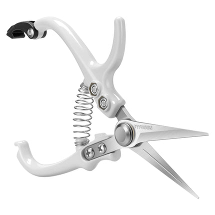 VIVOSUN Pruning Shears for Gardening, Q-Shaped Garden Scissors for Plants