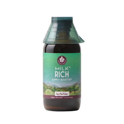 WishGarden Herbs Milk Rich with Goats Rue and Fenugreek - Herbal Lactation Support Supplement, Breast Milk Supply Boost and Breastfeeding Supplement to Increase Milk Flow Quality and Production, 4oz