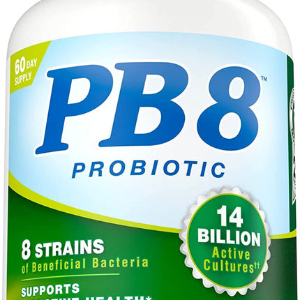 Nutrition Now PB8 Pro-Biotic Vegetarian Acidophilus - Pack of 3-120 Capsules Each
