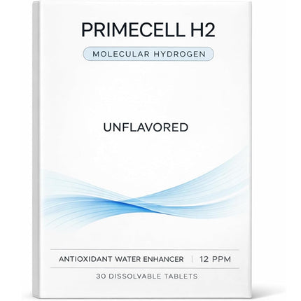 PRIMECELL H2 Molecular Hydrogen Tablets, Antioxidant and Cellular Health Support, H2 Molecular Tabs Supports Cellular Energy, Oxidative Balance, Mental Clarity & Daily Recovery, 30 Count
